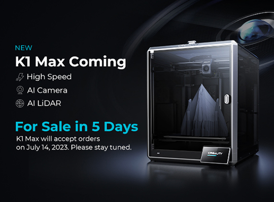 Creality baisse le prix de l'imprimante 3D K1 Max