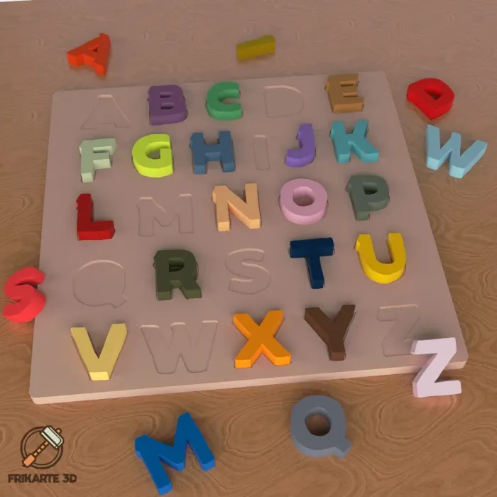 alphabet board game printing model for students