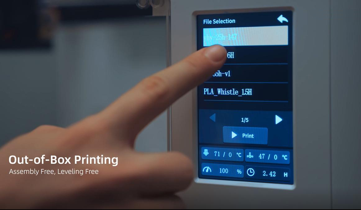 Creality Sermoon V1 Pro 4.3-inch color touchscreen