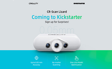 Creality New 3D Scanner CR-Scan Lizard Will Debut on Kickstarter