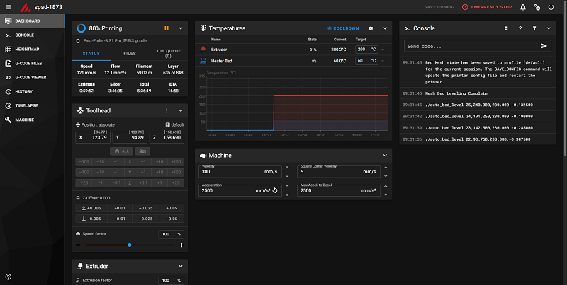 Support Mainsail LAN to control access.