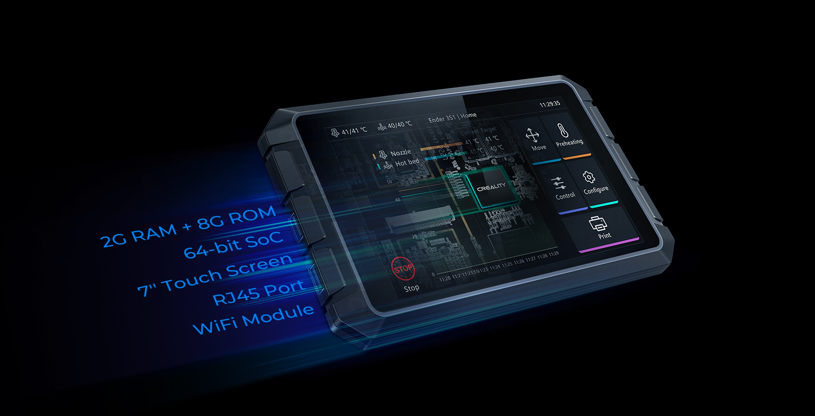 Creality Sonic Pad Integrated Klipper features