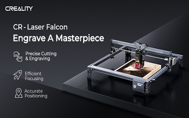 User Friendly CR-Laser Falcon: Engrave and Cut a Masterpiece