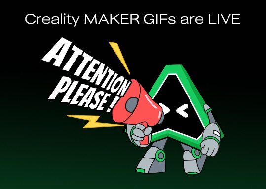 Meet Our New Creality MAKER GIFs – Now Live Across Your Favorite Chats!