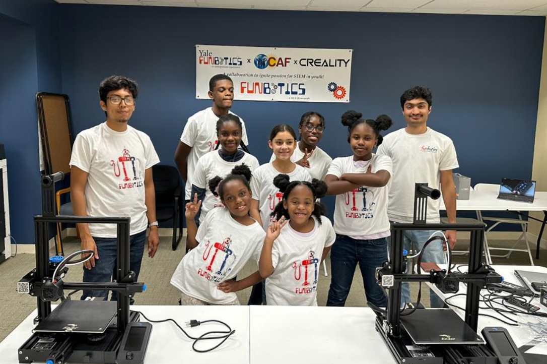 Creality's Successful Sponsorship of Yale University's First Funbotics Camp