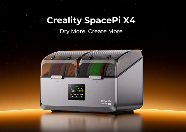 Unlock Flawless 3D Prints with the New Creality SpacePi X4 Filament Dryer