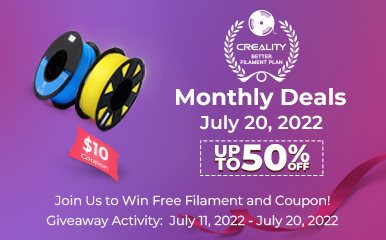 Creality Better Filament Monthly Deals
