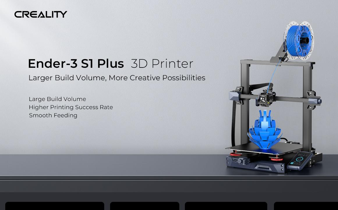 Creality Launches Ender-3 S1 Plus – the Sizeable Smart 3D Printer for Prosumers