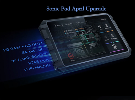 Springpad Sonic Sonic Pad April Upgrade