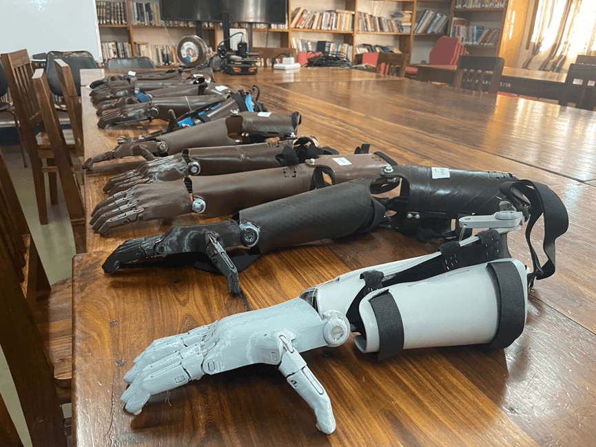 3D-printed arms