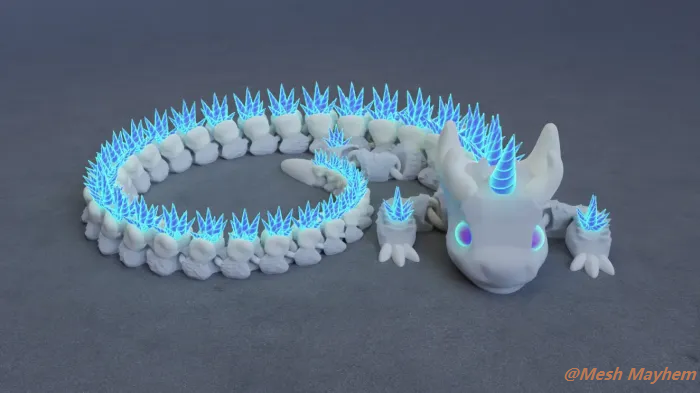 3d printed dragon