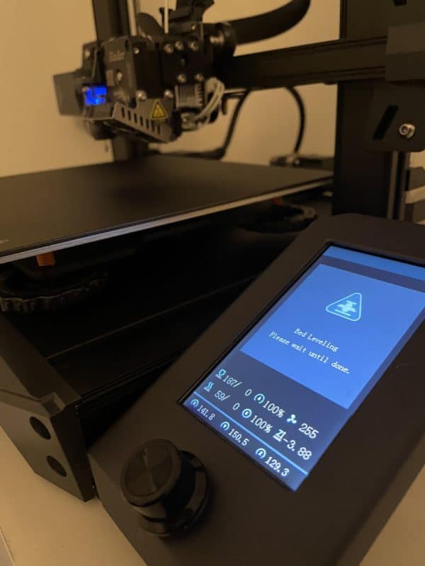 Creality Ender 3 S1 Review - Bed Leveling Process - 3D Printerly