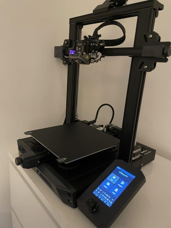 Creality Ender 3 S1 Review - Ender 3 S1 Assembled Side View - 3D Printerly