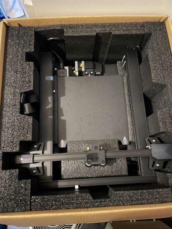 Creality Ender 3 S1 Review - Ender 3 S1 Package Second Layer - 3D Printerly