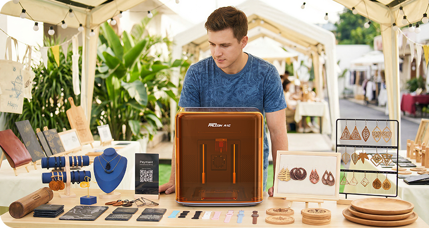 Falcon A1C AI-Powered Home Laser Engraver | Creality Official