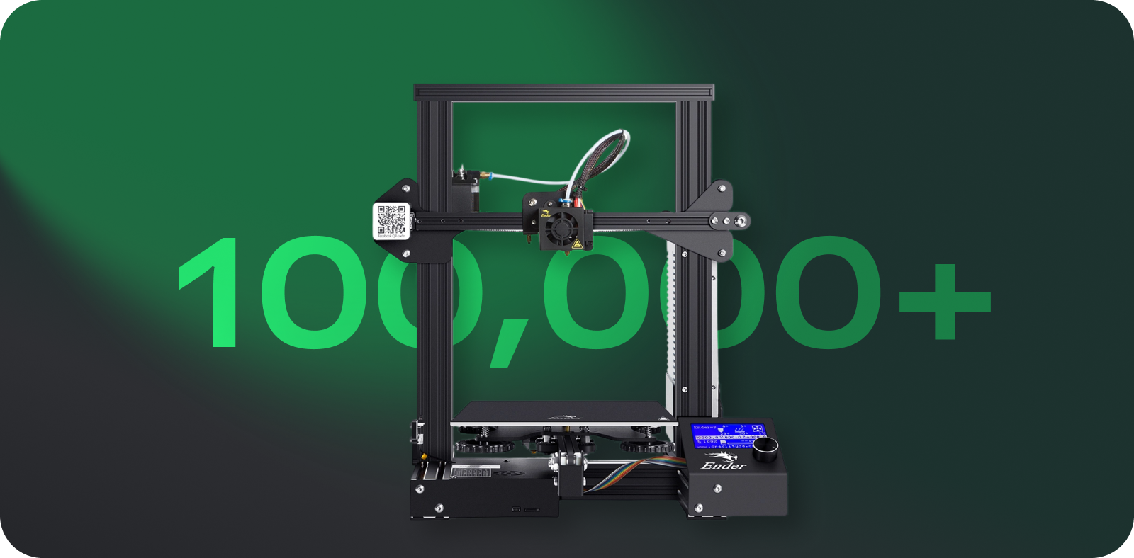 Established the Ender brand. Hit 100,000+ units as the annual shipment.