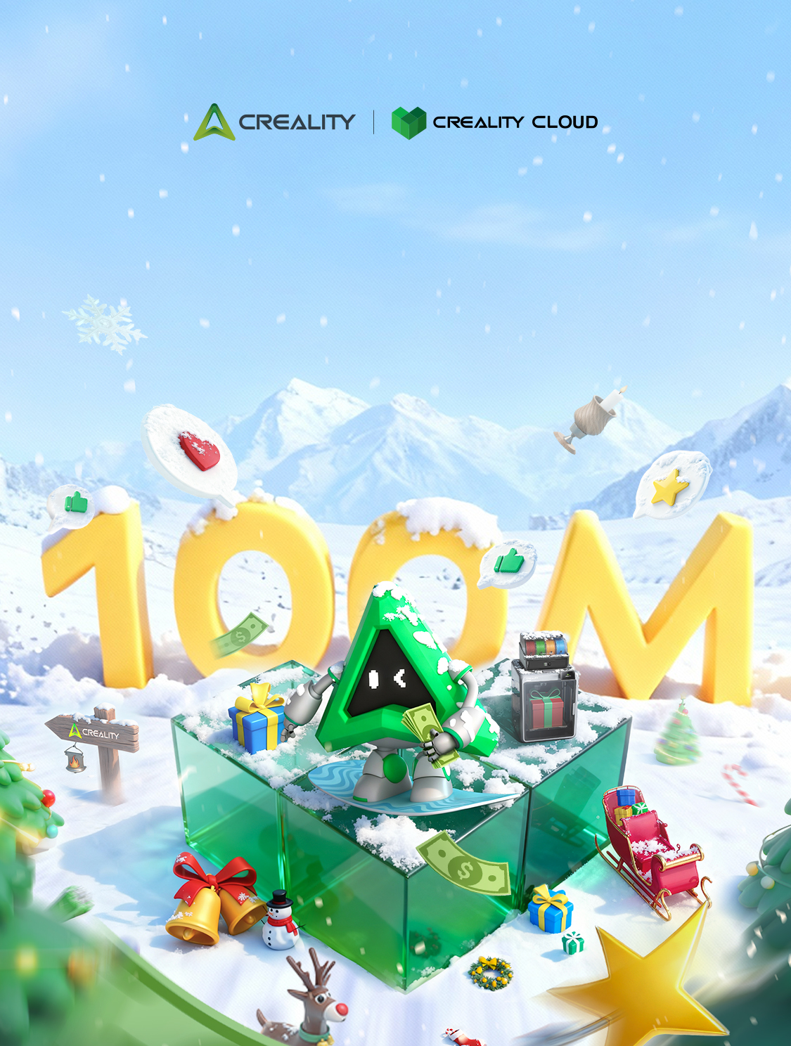 Winter Challenge Background Mobile