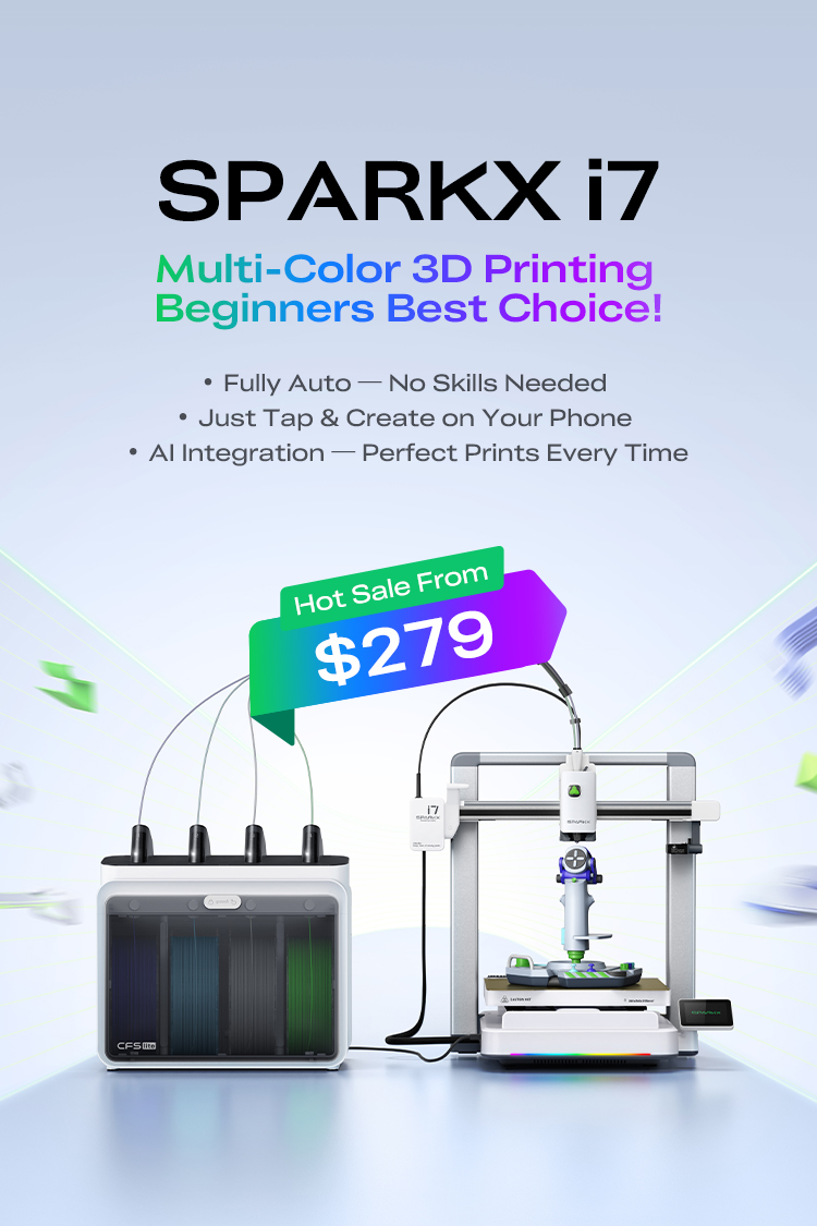 Creality SPARKX i7 Multi-Color Desktop 3D Printer | Creality Official