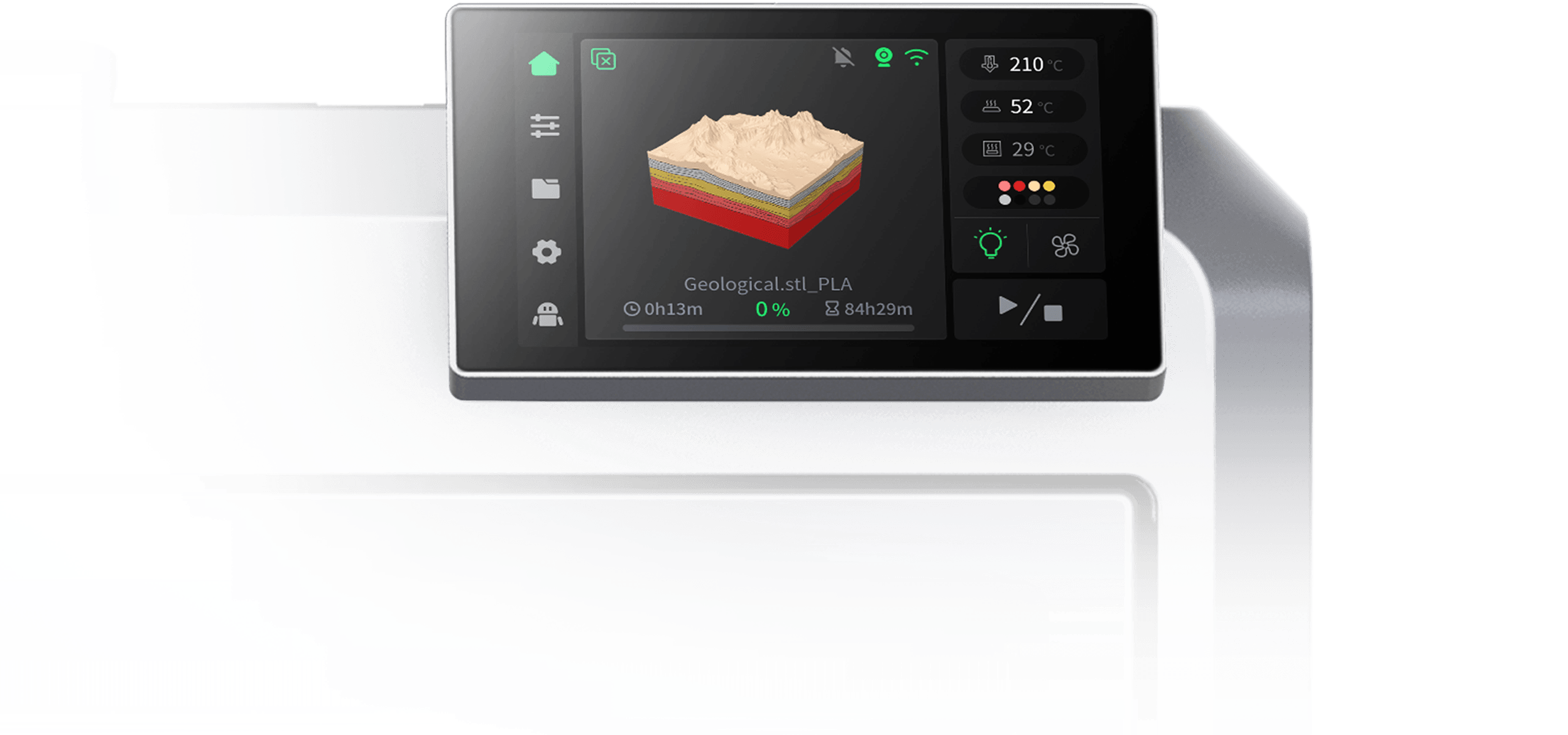 Creality OS ve Print arayüzleri