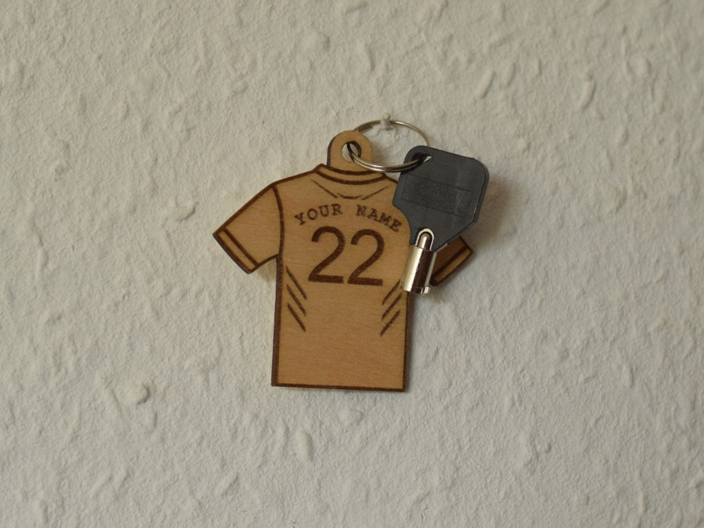 Custom Jersey Keychain
