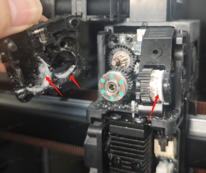 Cleaning Gear Debris