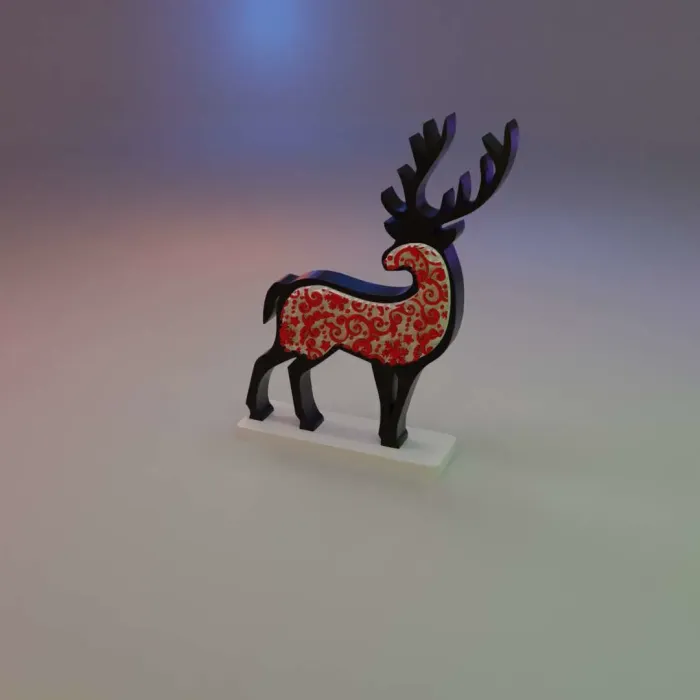 3D printing reindeer