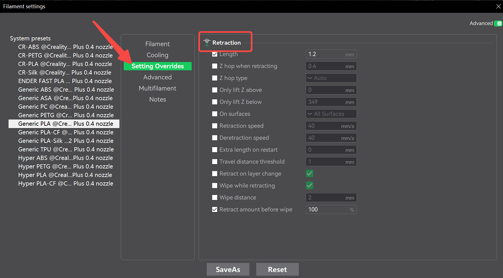 Tune Retraction and Coasting