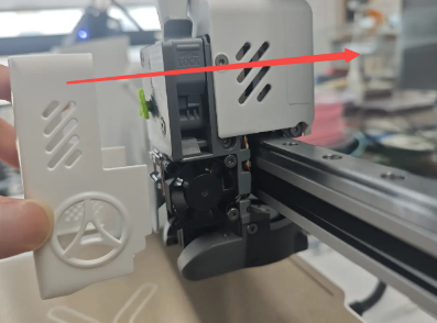 Reinstall the hotend sock