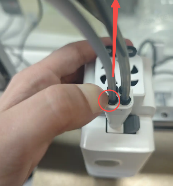 Remove the PTFE Tube