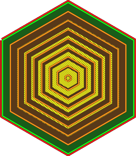 Concentric infill density