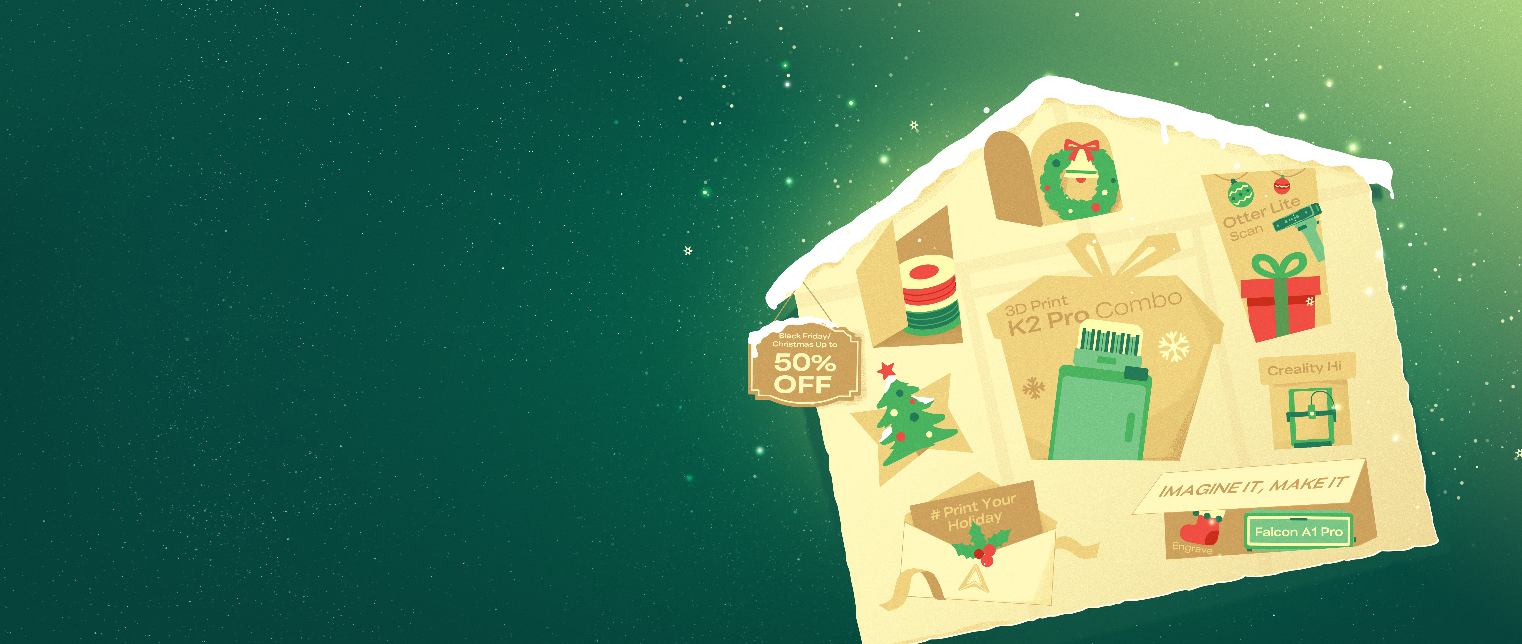 📍 Explore 2025 holiday magic with Creality
at Westfield Century City