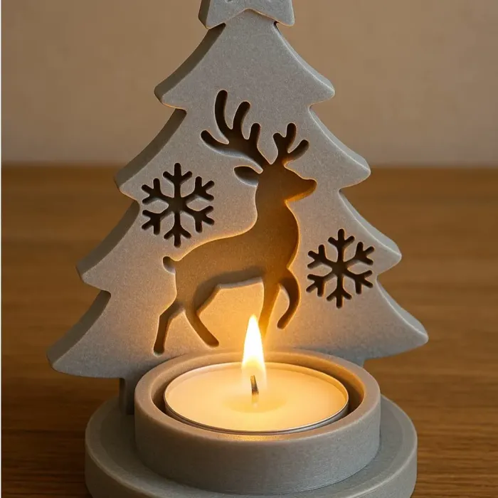 Christmas Candle Holders