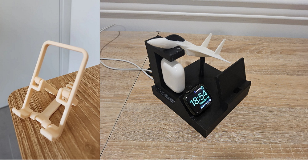 3d printed Phone Stand & Charging Dock