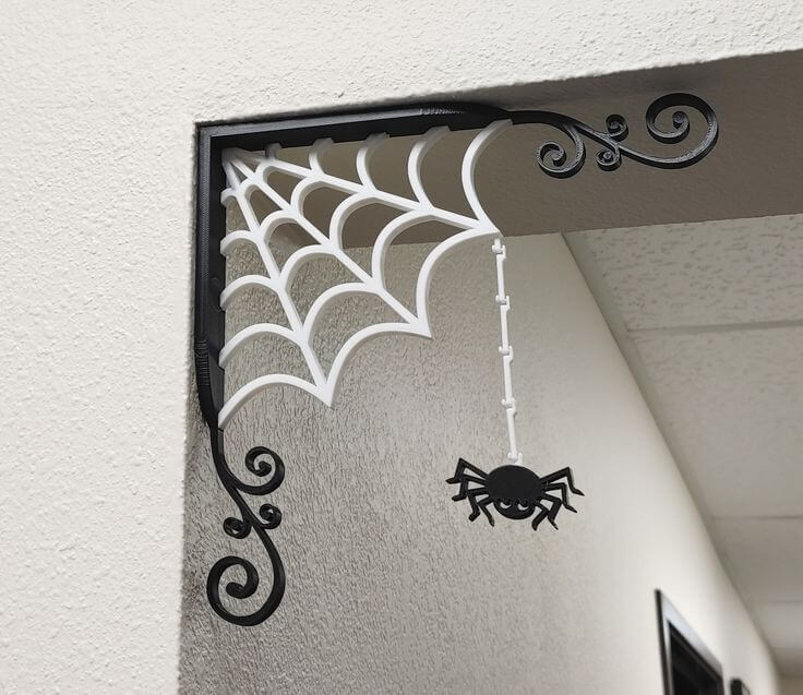 Magnetic Corner Print-in-Place Spiderweb