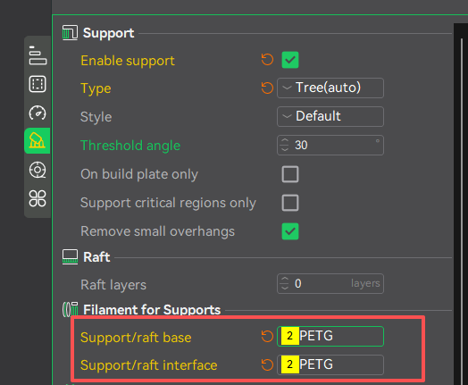 PETG Printing Settings