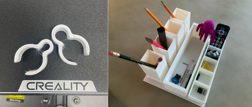 3d-printed Cable Clips & Desk Organizers
