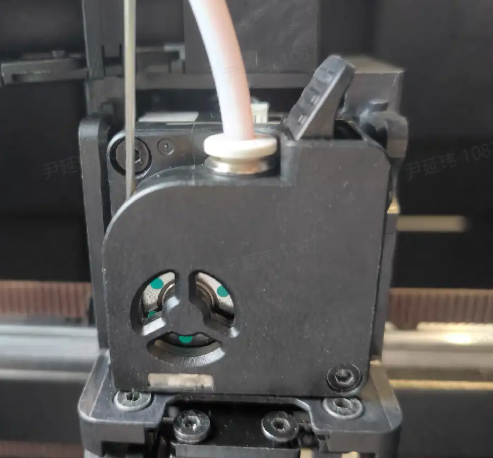 Insert the thin L wrench