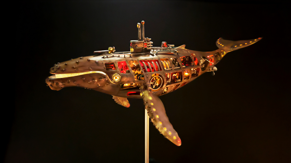3d Whale Sculpture