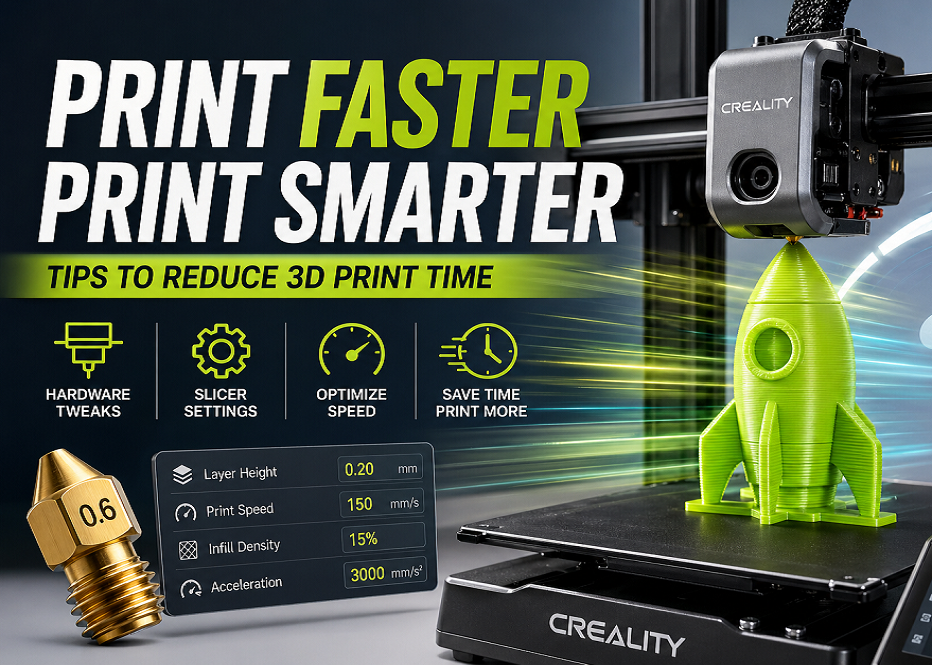How to Speed Up 3D Printing？