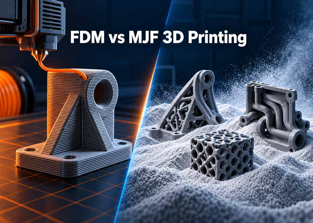 FDM vs MJF 3D Printing: Which Process Is Right for Your Parts?