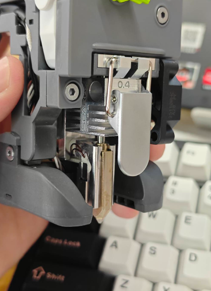 quick-release hotend back onto the toolhead