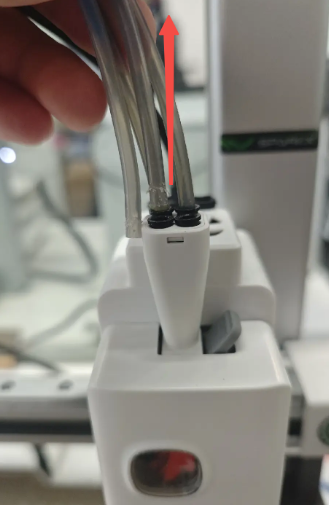 Remove all PTFE tubes from the Toolhead
