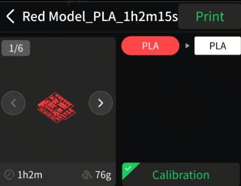 enable the Calibration option