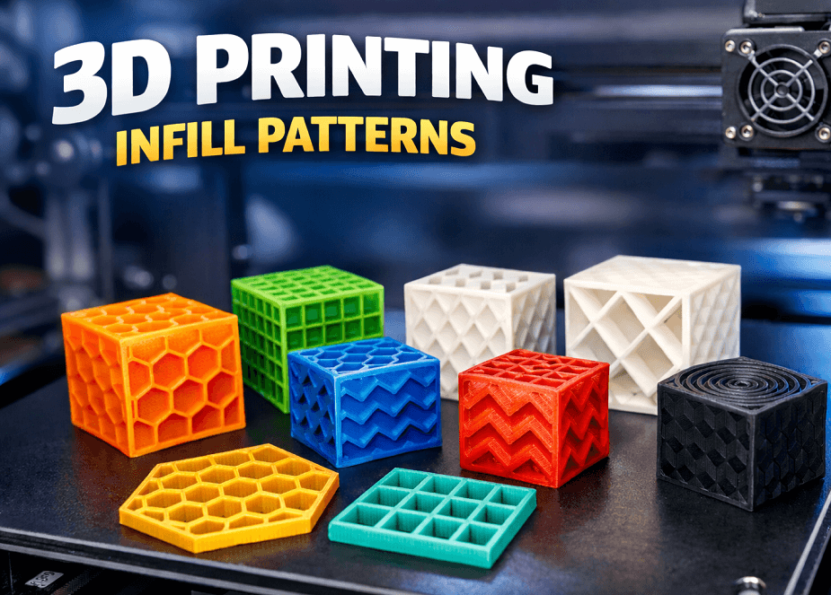 3D Printing Infill Patterns: Strength, Speed, and Efficiency