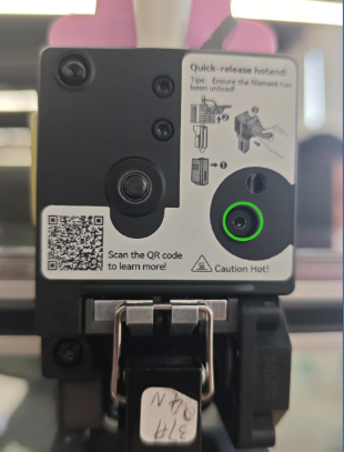 Open the Extruder Lever