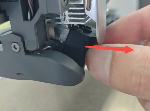 Take off the old Hotend Sock