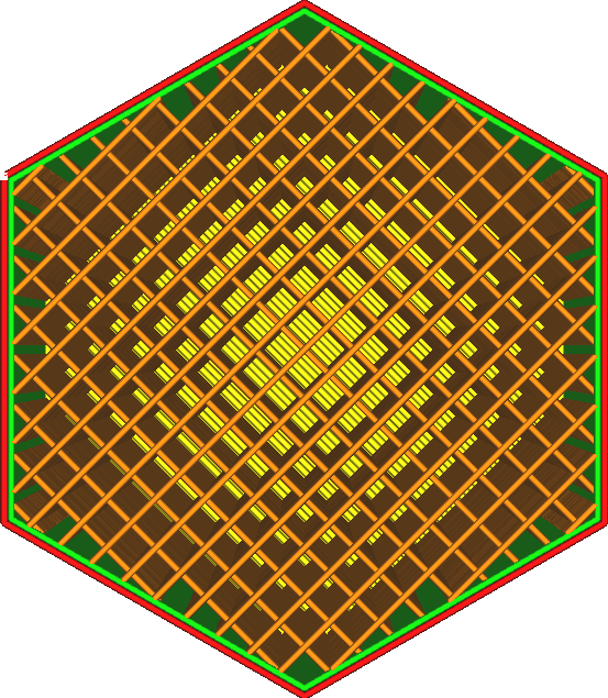 Lines & Zigzag infill density