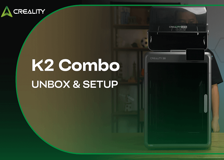 [Unbox]K2 Combo 3D Printer Unboxing & Setup Guide