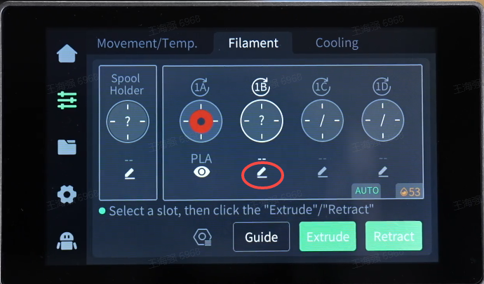 CFS filament editing
