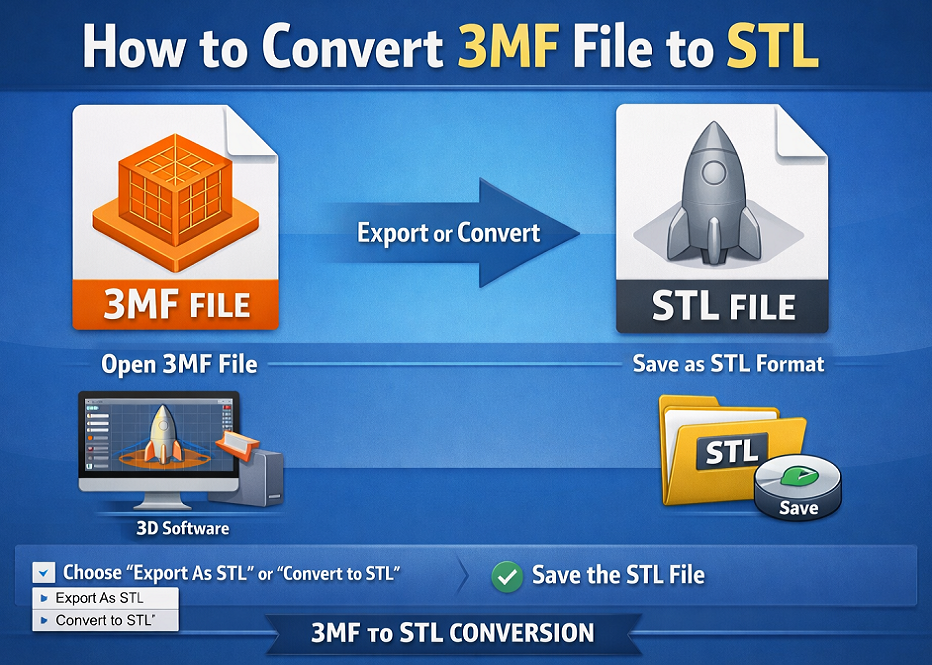 How to Convert a 3MF File to STL Without Breaking Your Model